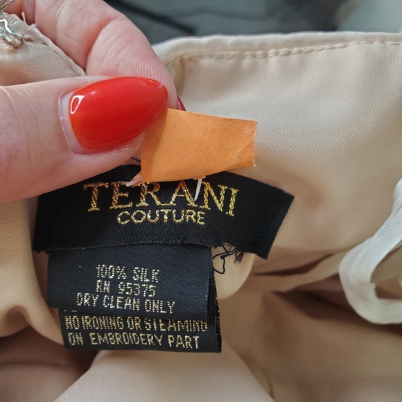 Silk Ruffled Formal Dress - Picture 5 of 9